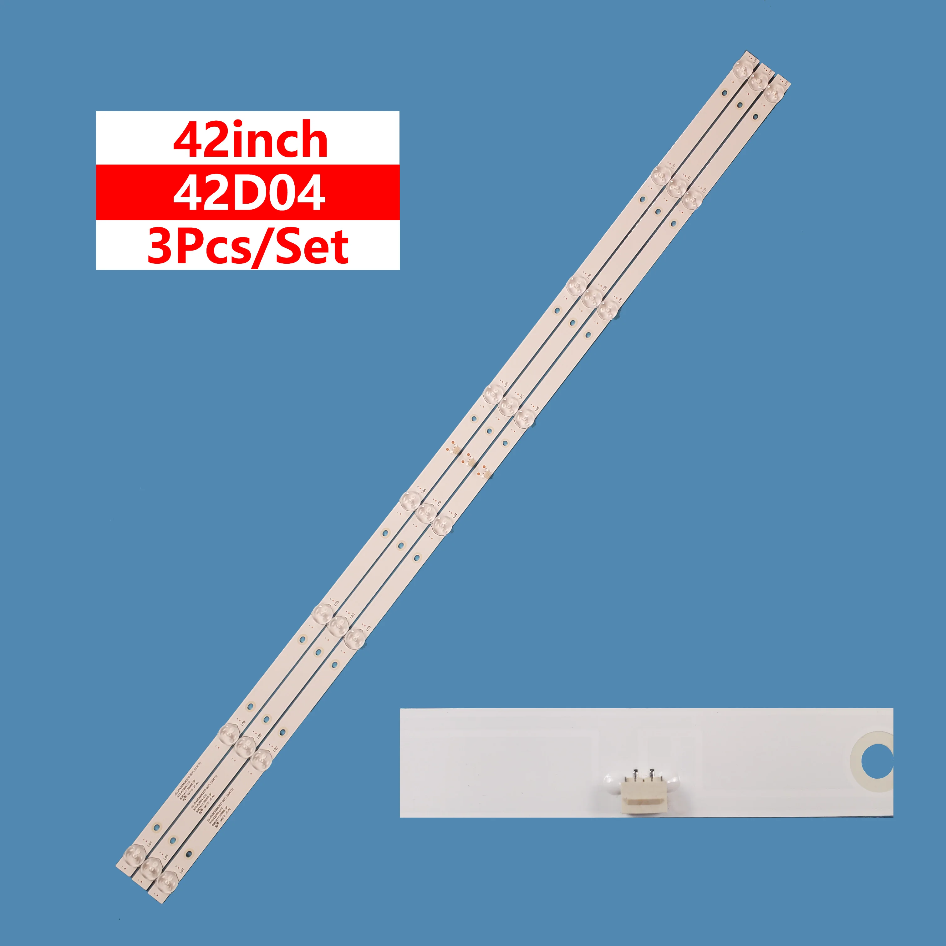 42inch Backlight TV LED STRIP JS-JP42DM082ED.007L For R72-42D04-010 LED Backlight Strip For TV 3PCS/set