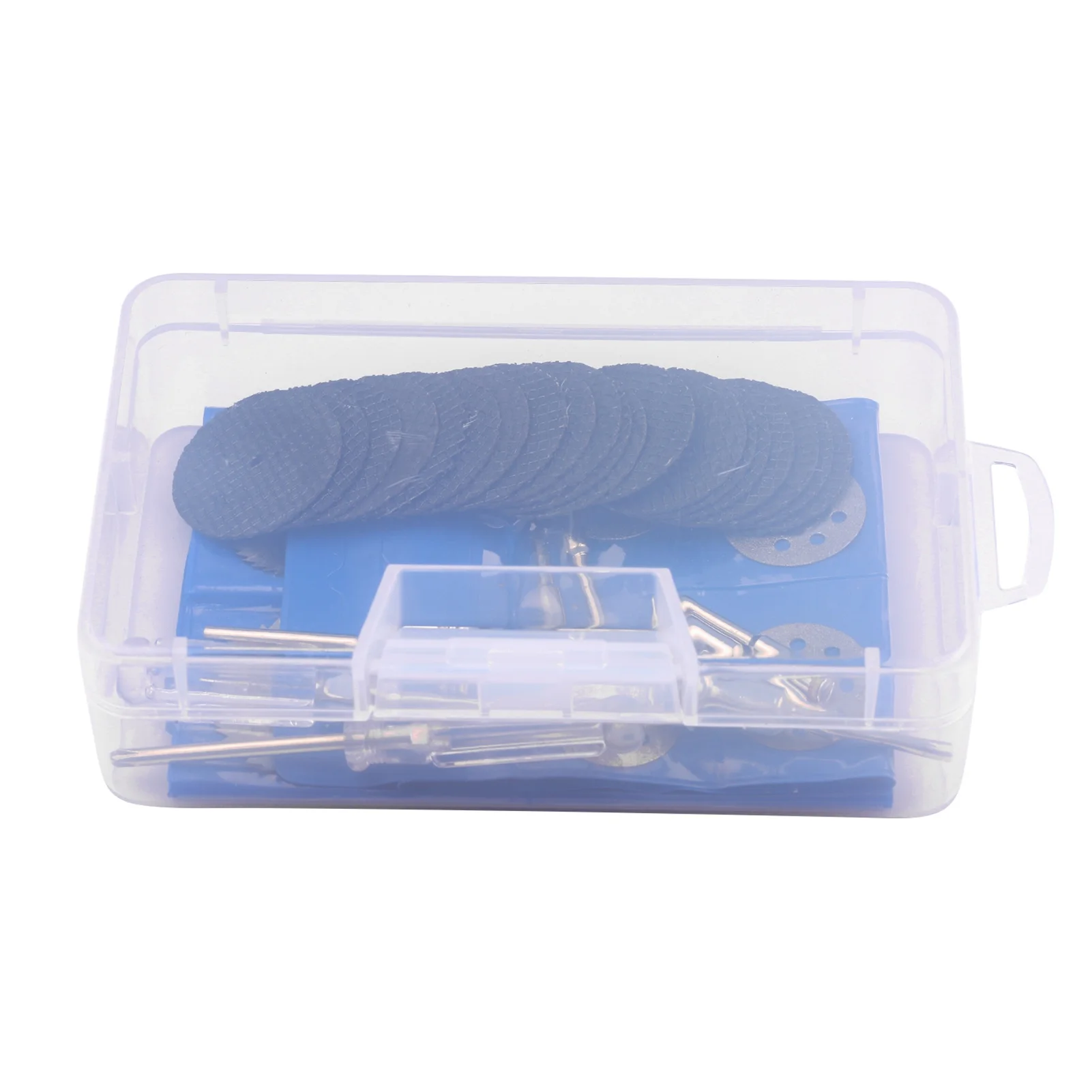 45pcs Mini Circular Saw Blade Cutting Disc Set Grinding Wheel Cut-Off Wheels Discs for Rotary Tool with Transparent Storage Case