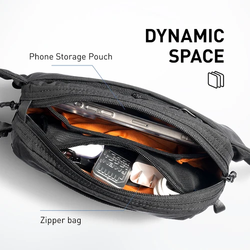 Imagen 2 del producto Mark Ryden-bandolera antirrobo, bolso cruzado ligero para hombres y mujeres, bolso de hombro pequeño para el pecho con bloqueo RFID de seguridad