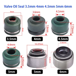 16pc 3.5mm 4mm 4.5mm 5mm 6mm Motorcycle Engine Intake & Exhaust Valve Stem Oil Seal For Honda For Yamaha For Suzuki For Kawasaki