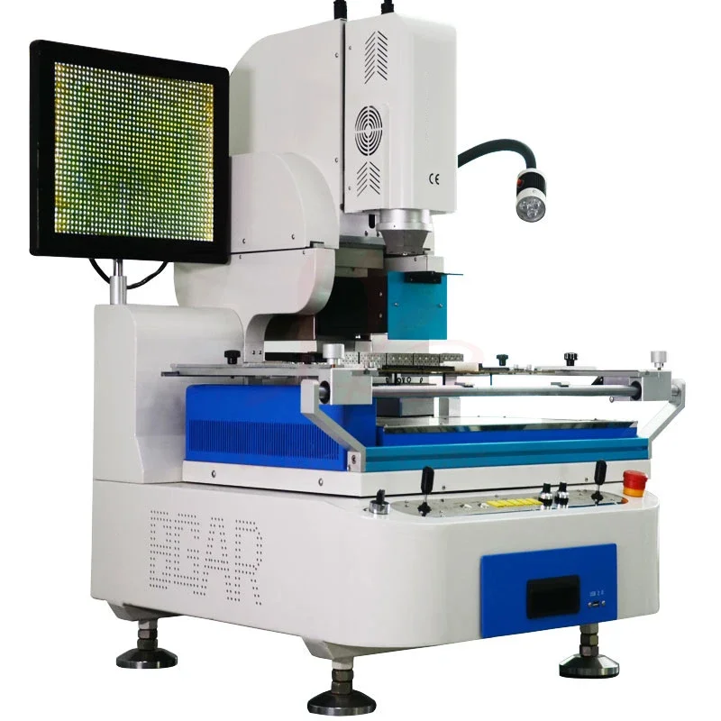 Hot Air Optical Alignment Rework Soldering Station LY G900A 3 Zones 8400W Industrial BGA Machine for Mobile Chip Repairing Tools