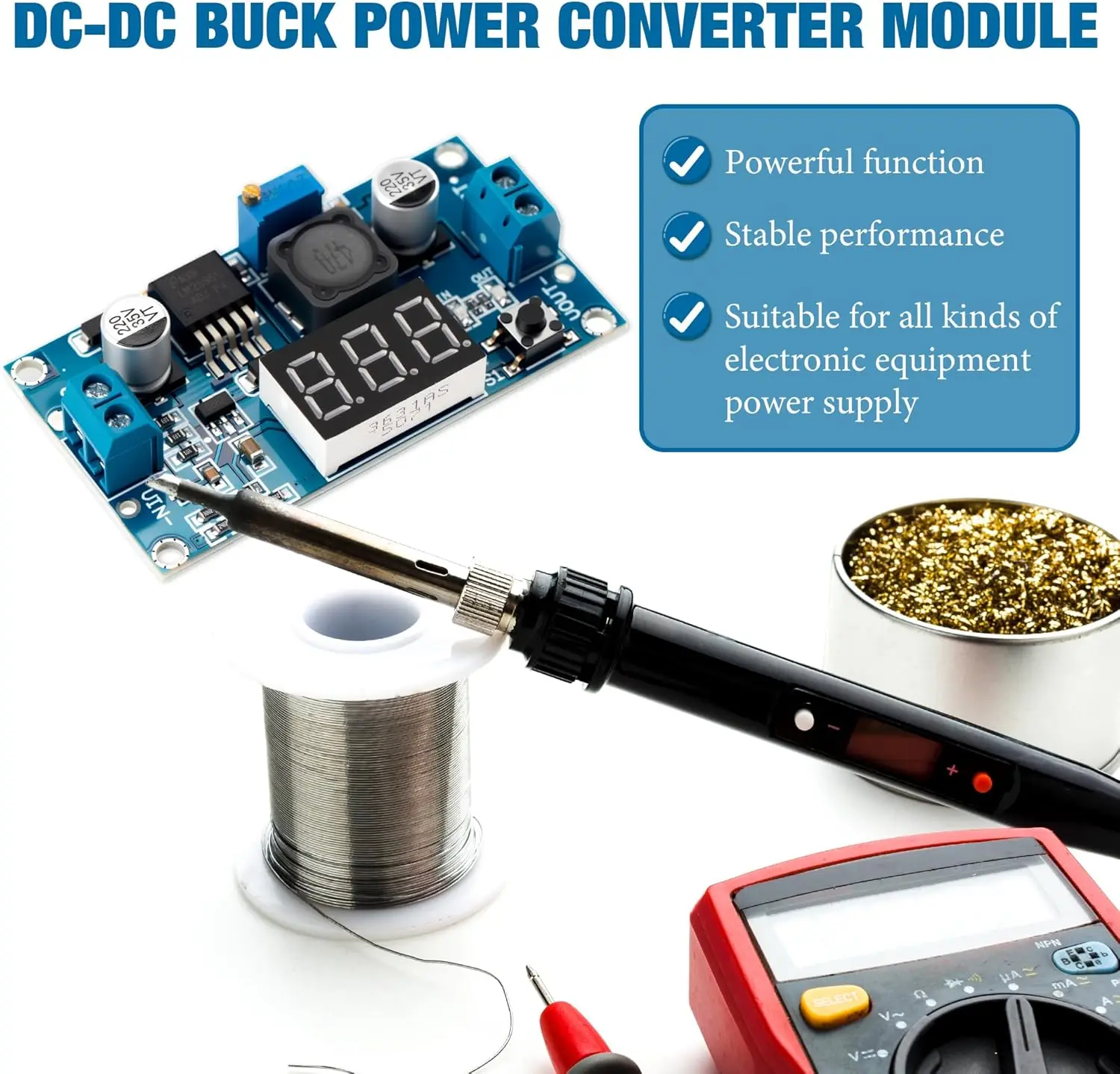 قابل للتعديل LM2596S DC-DC محول فرق الجهد المنخفض الجهد المنظم وحدة الطاقة 36 فولت 24 فولت 12 فولت إلى 5 فولت 2A الجهد استقرار