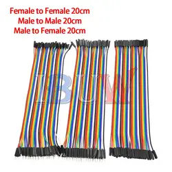 Dupont line 10cm 20cm 30cm male female jumper wire Dupont cable for Arduino diy kit