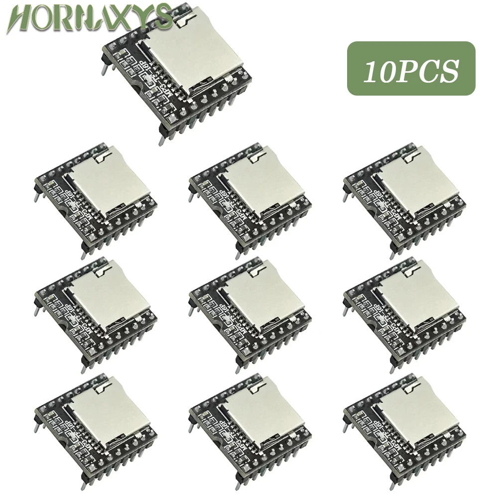 1-10pcs DFPlayer Mini MP3 Player Module V3.0 16P TF Card U Disk DF Player Audio Voice Module Board