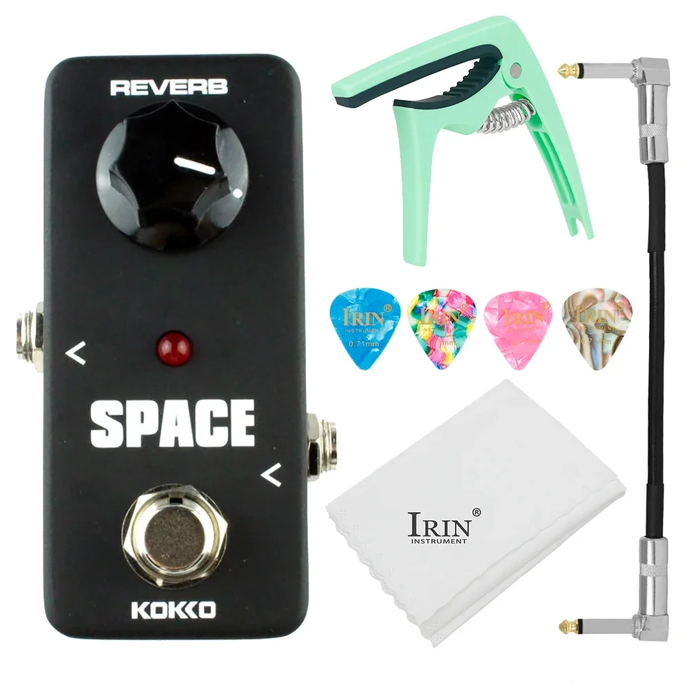 

KOKKO Space Guitar Effect Pedal Full-bodied Reverb Effect Mini Pedal for Electric Guitar Bass Electric Guitar Parts Accessories