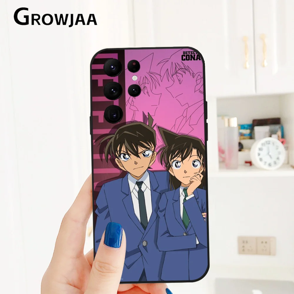 Detective C-Conan Phone Case for Samsung Galaxy S24 Ultra S22 S23 Ultra S21 S20 5G Protective Silicone TPU Funda Anti Drop Cover