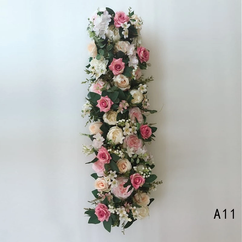 50-200CM Rosa Seidenrosen-Blumenreihe im Europäischen Stil, Künstliche Blumen für Hochzeits-Hintergrund, Bogen, Wegführung, Event-Display-Dekoration – Detail 6