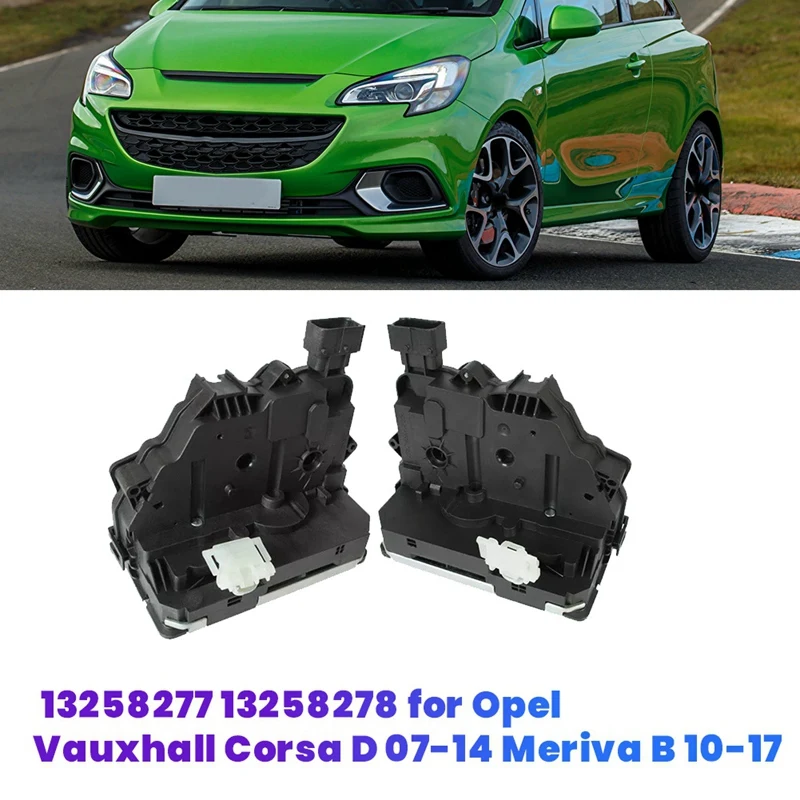 

1Pair Car Inner Door Lock Actuator 13258277 13258278 For Opel Vauxhall Corsa D 07-14 Meriva B 10-17 Central Latch RHD