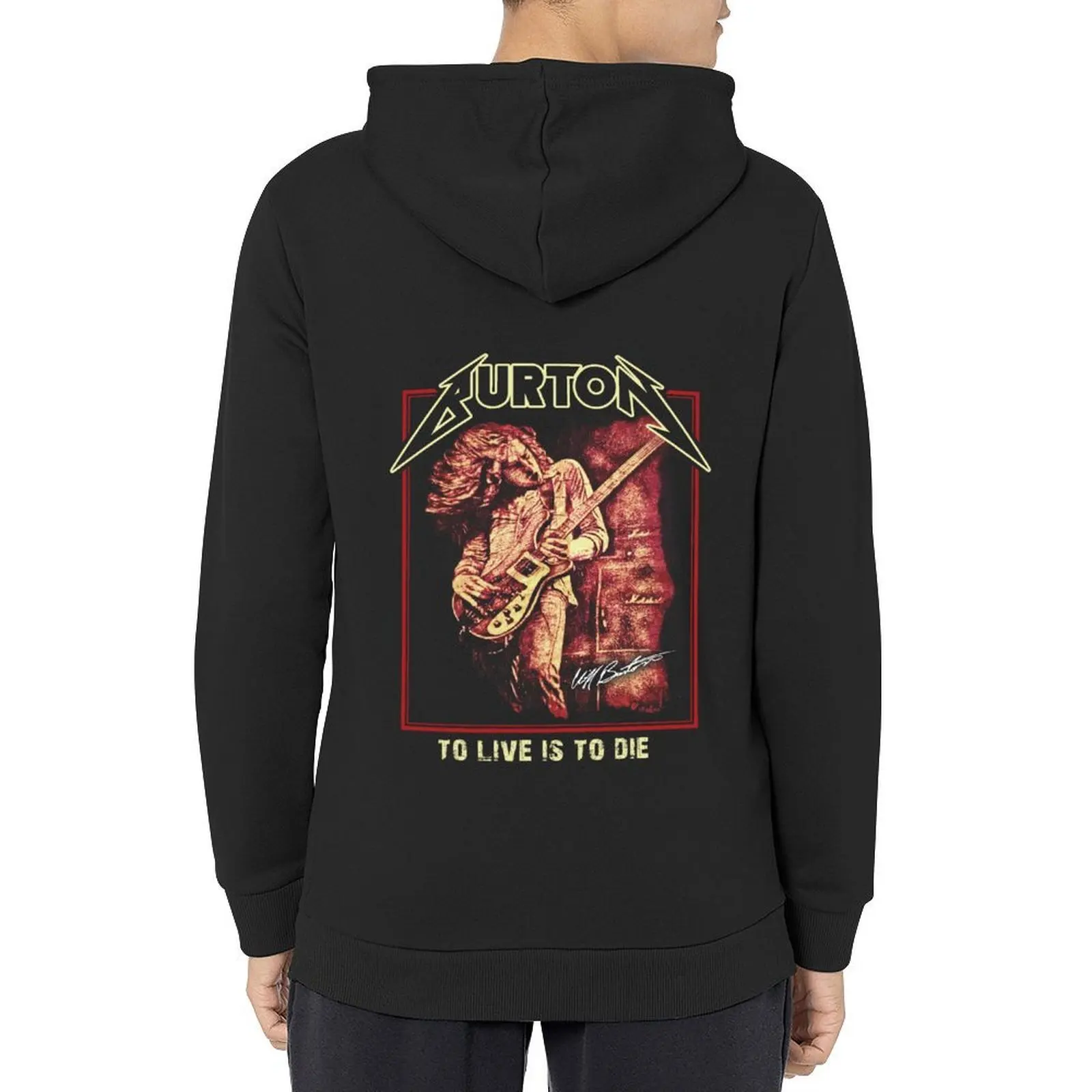 Bordion To Live Is To Die، Clíff T، Clíff American Musician Bass Heavy Metal Bordion Hoodie