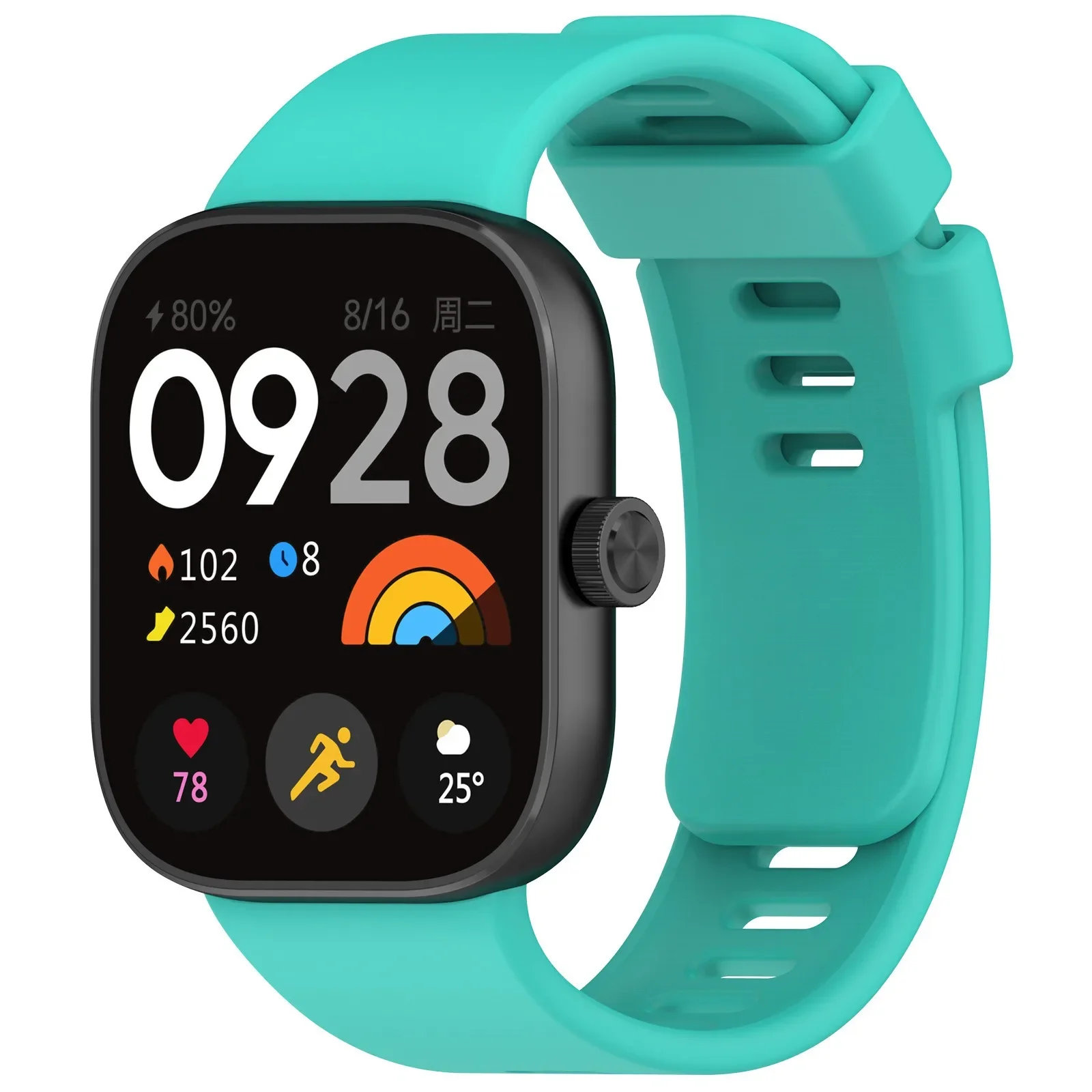 Atmungsaktives Silikonarmband für Xiaomi Redmi Watch 4 5 6 Sport Austauschbares Armband für Mi Band 10 Pro/9 Pro/Mi Band 8 Pro Gurt