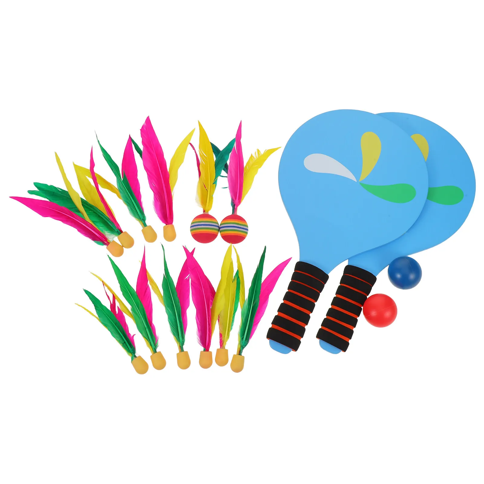 

Набор ракеток для бадминтона, усиленная конструкция, в комплекте воланчики, универсальное применение для улицы и дома, для отдыха на пляже и во дворе.