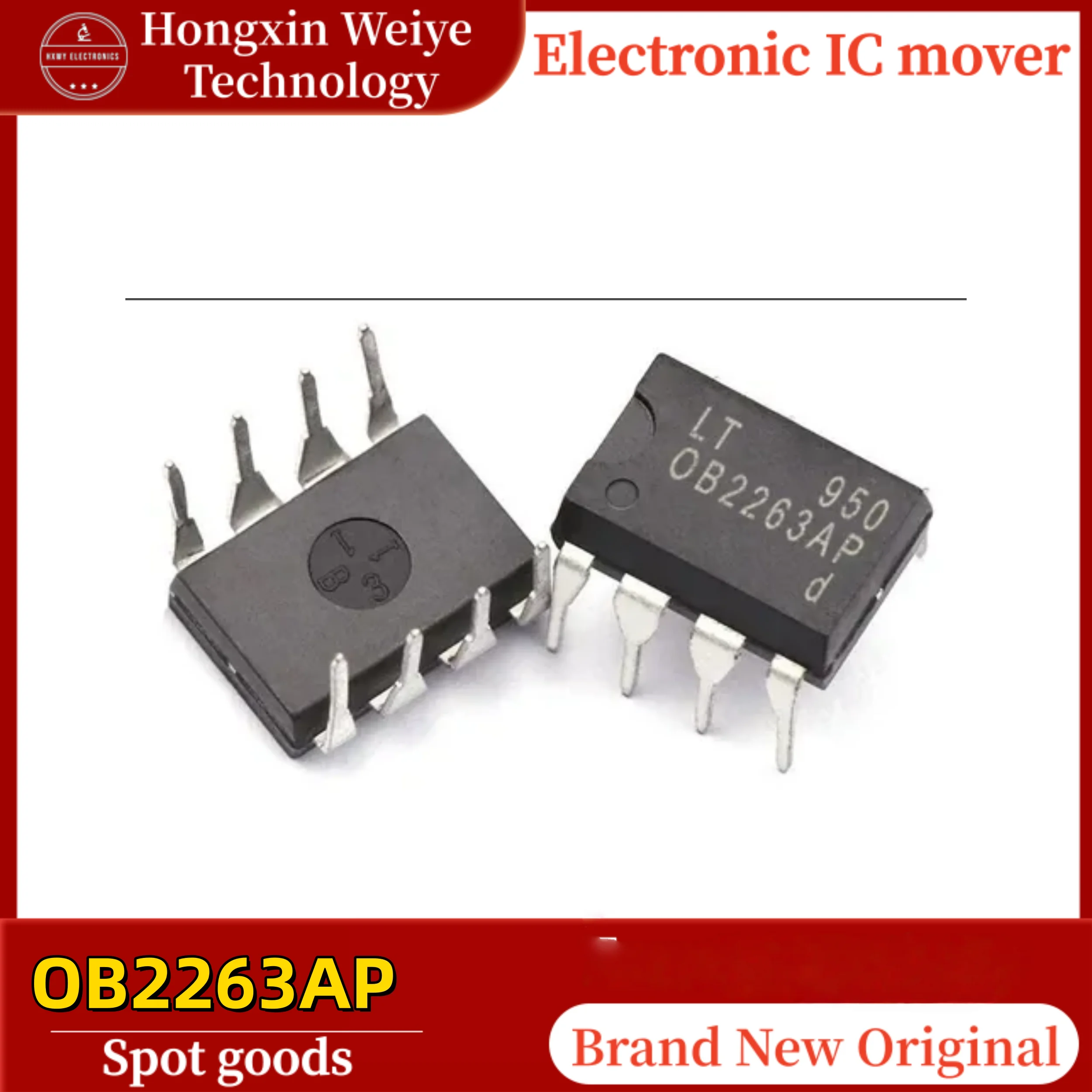 10/20 PCS OB2263AP DIP-8  OB2263 AC-DC Controller and Regulator Brand New In Stock Fast  Shipping