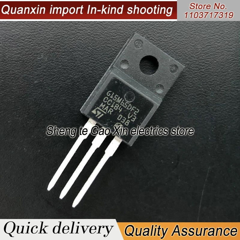 5PCS-10PCS G15M65DF2  STGF15M65DF2  650V 15A TO-220F IGBT Best Quality Stock