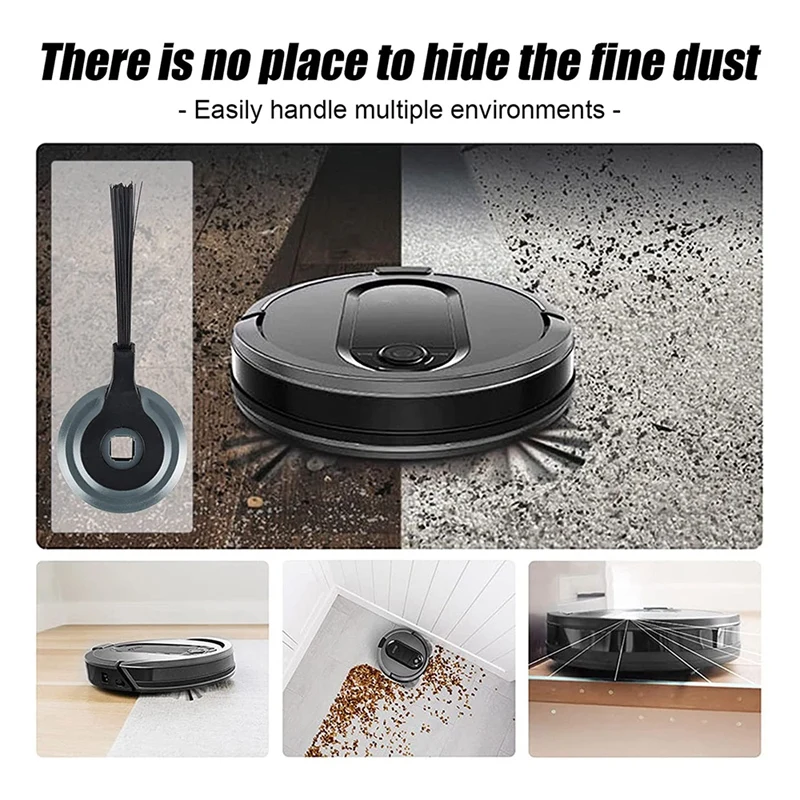 M14K-16 Pack RVSBK950 Боковые щетки для робота Shark ION от Techecook — совместимые с пылесосами Shark Robot R85 RV850