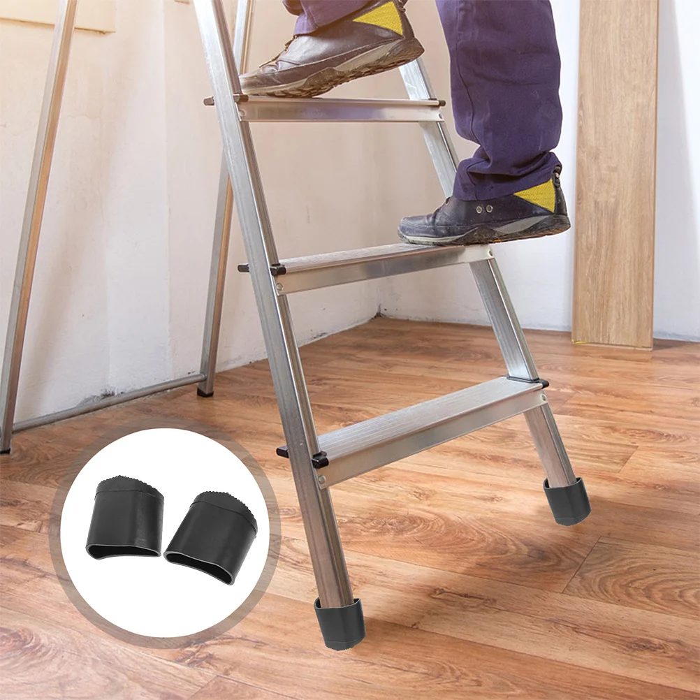 2 قطعة حصيرة القدم خطوة عدم الانزلاق غطاء سيليكون سميكة الساق حامي استبدال للمنزل مكتب متجر استخدام دائم مكافحة