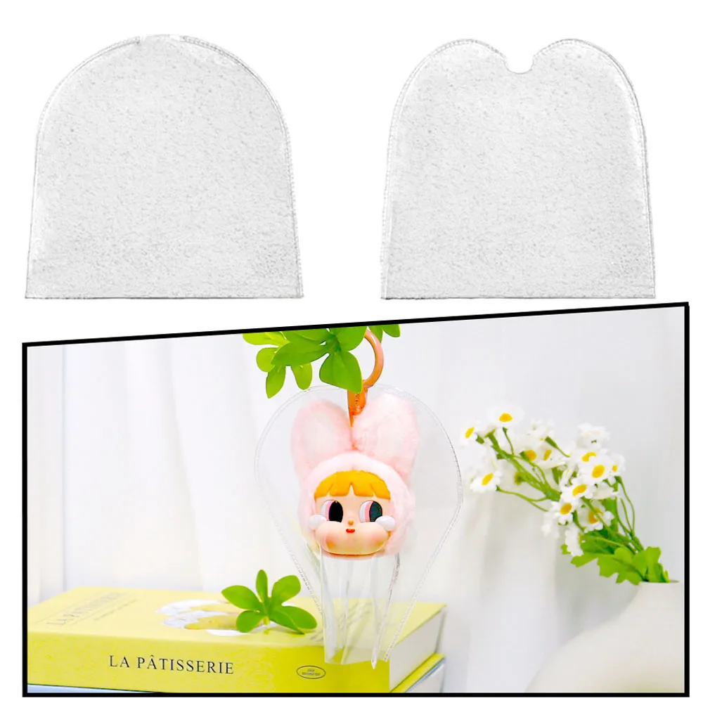 1pcs Transparent No Toys Display Bag Pvc Dust Prevention Bags Love Plush Doll Modern Outdoor Waterproof Clear Storage Case