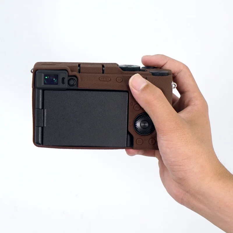 Camera Case for Sony A7CII A7C MarkII A7CR Soft Silicone Case Protector Camera Cover Rough Durable Full Case with Hot shoe Cover