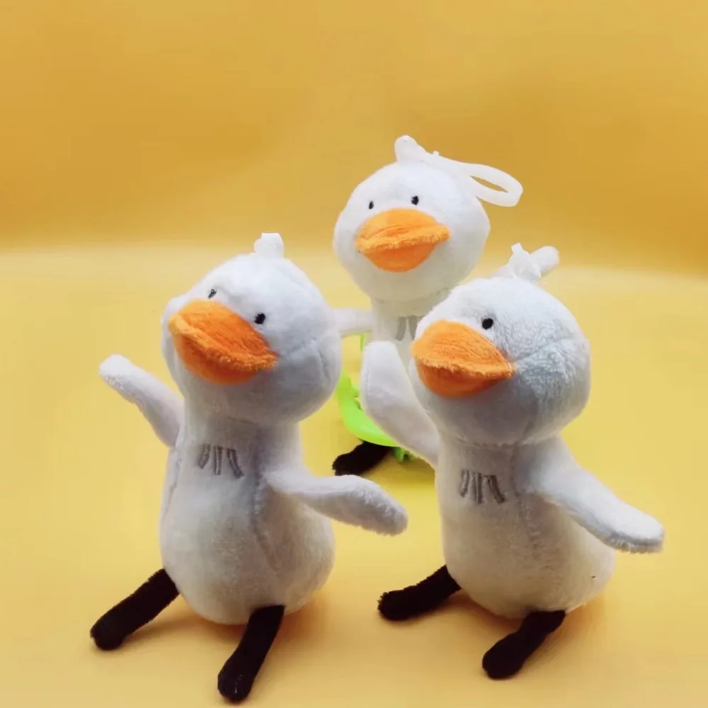 Cute Plush Duck Doll Keychain Cartoon Lovely Duck Car Bag Accessory Boy Girl Couple Fluffy Toys Keyring Cute Animal Gifts