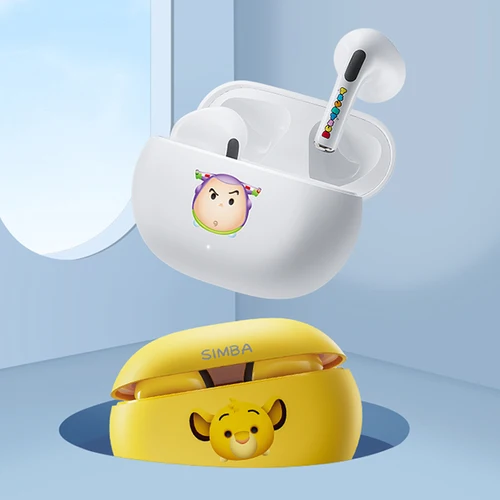 Disney-auriculares inalámbricos D22 TWS originales, cascos deportivos con Bluetooth 5,3, resistentes al agua, con Control táctil y micrófono