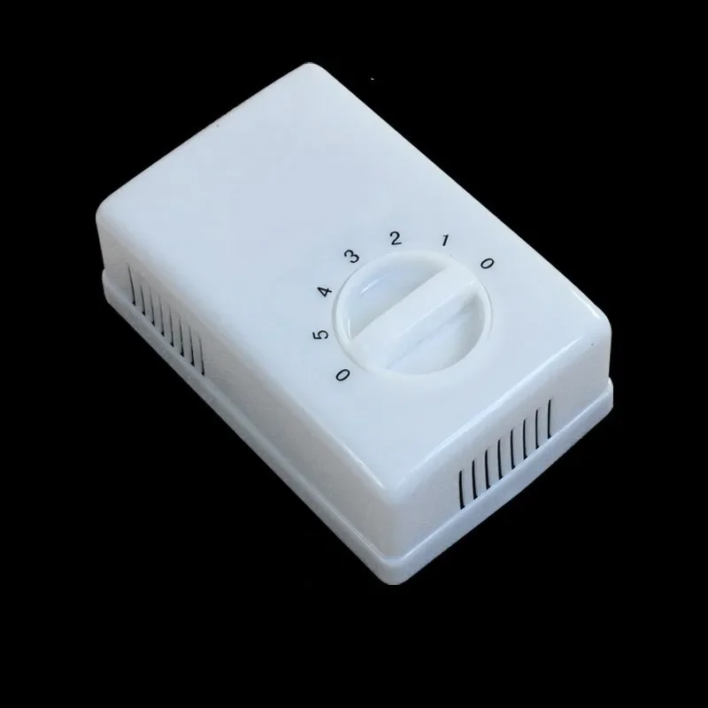 1pc Regolatore di velocità della ventola da soffitto Interruttore del pannello di regolazione a cinque velocità per ventilatore da soffitto moderno retrò Installazione semplice