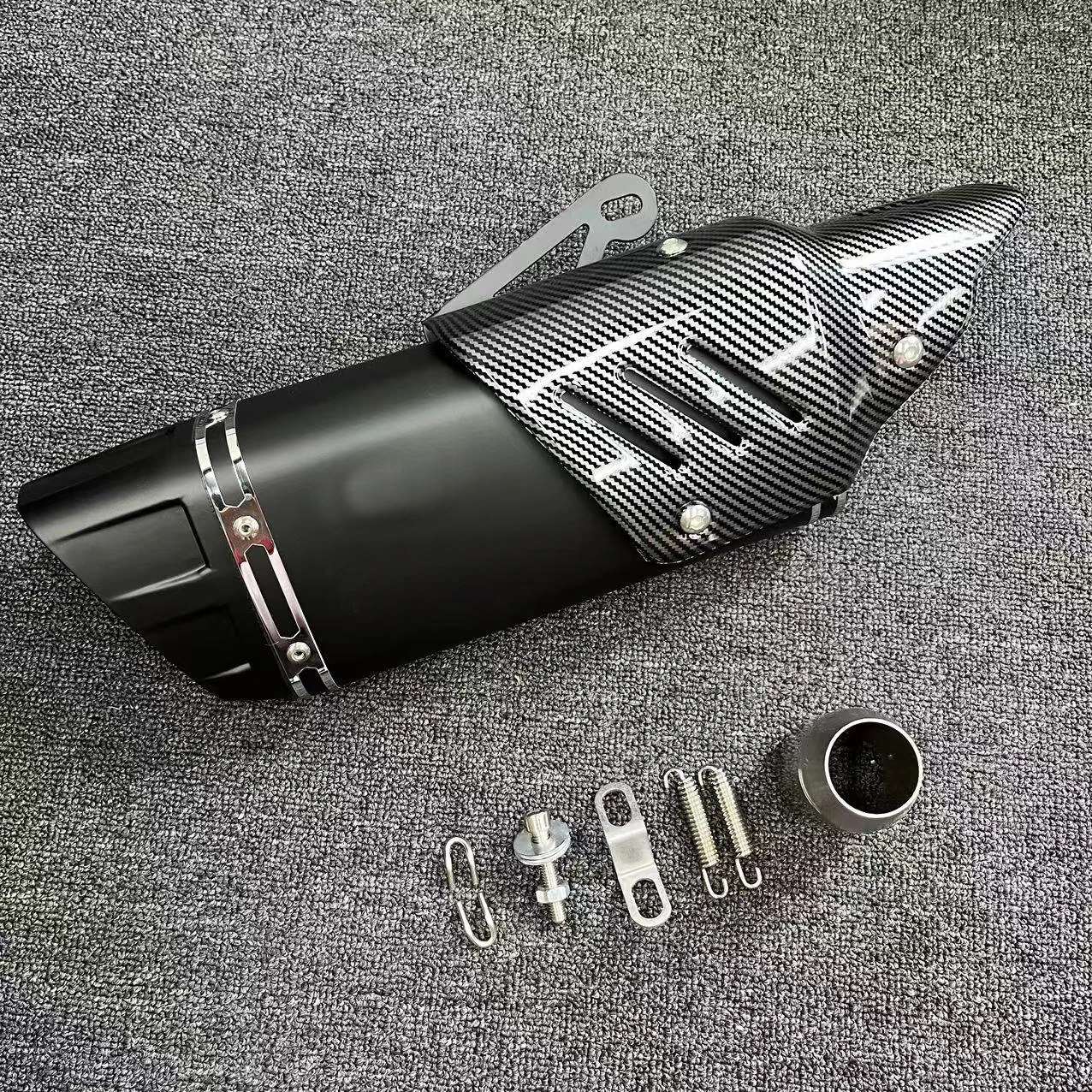 

Universal 51mm Motorcycle Exhaust Muffler Escape Silencer AKR for KTM RC 125 250 390 for YAMAHA R6 R3 Ninja Z 400 250 Z900 ZX6R