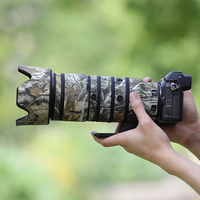 CHASING BIRDS camouflage lens coat for NIKON Z 70 200 F2.8 VR S waterproof and rainproof len protective cover z 70200 lens cover