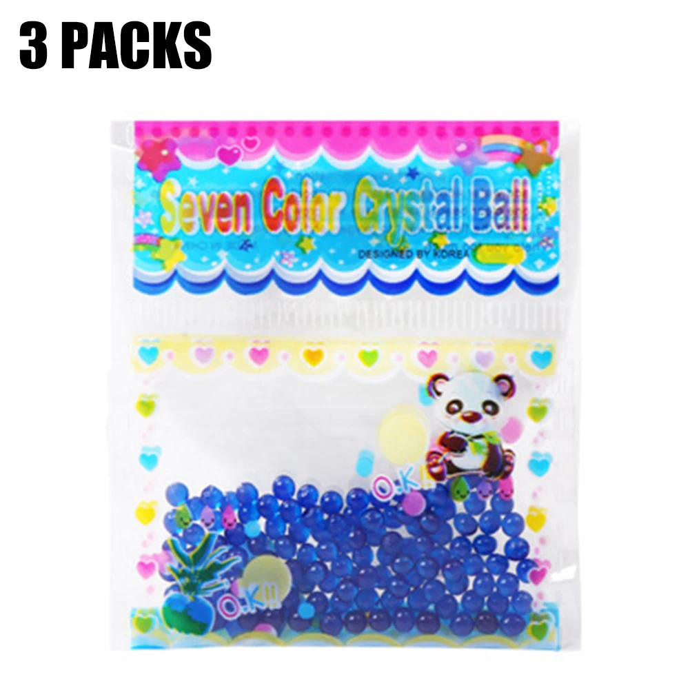 

300pcs Water Plant Soil Flower Jelly Crystal Soil Mud Pearls Gel Beads Balls Home Vase Decor In Stock