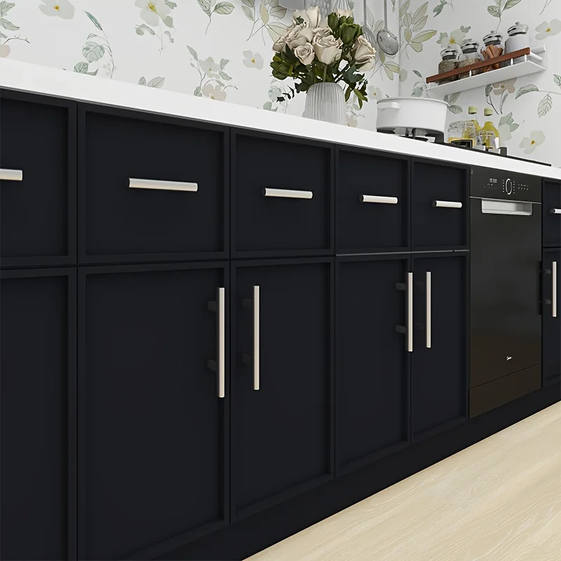 ورق جدران ذاتي اللصق قابل للإزالة، ورق جدران مقاوم للماء قابل للتقشير واللصق لخزائن المطبخ، ورق جدران ديكور منزلي للجدران #2