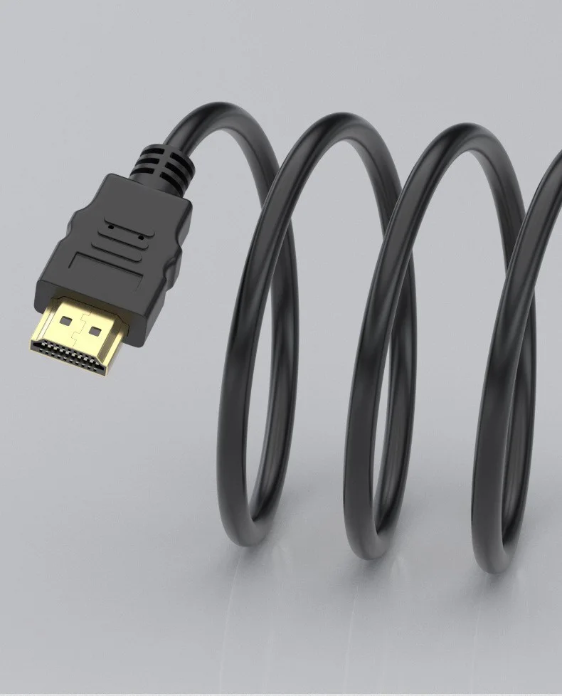 สาย HDMI ตัวผู้เป็นตัวผู้รุ่น1.4 1080P เครื่องฉายทีวีจอมอนิเตอร์คอมพิวเตอร์สาย HDMI มาตรฐาน