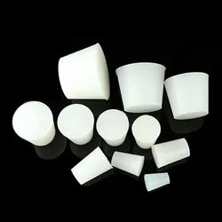 Solid Silicone Stopper Conical Rubber Plugs High Temp Sealing For Electroplating Oxidation Shielding Powder Coating Cover 1Pc