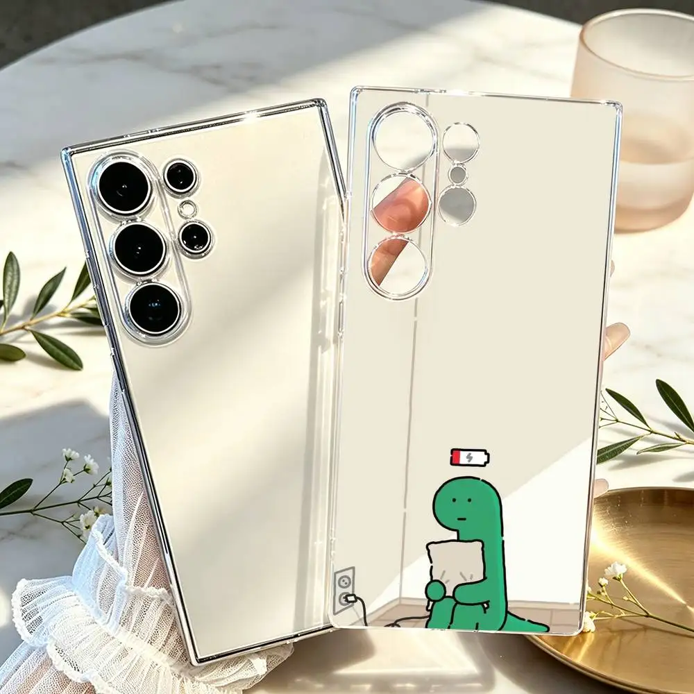 Joguman Brachio Adorable Phone Case For Samsung S25,S24,S21,S22,S23,S30,Ultra,S20,Plus,Fe Transparent Cover