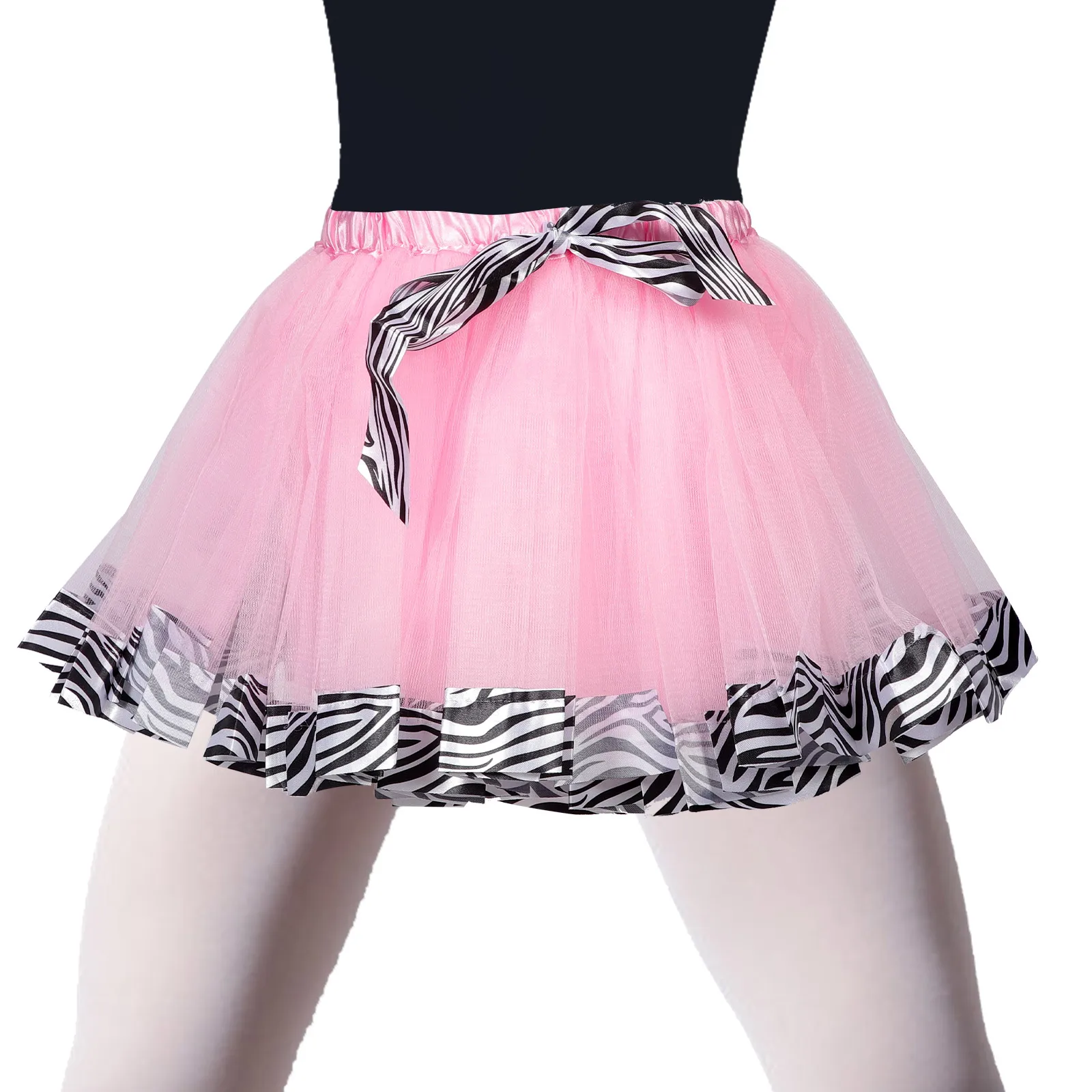 

Layered Girls Lightweight Mesh Dance Elastic Design Bright Performance For Cosplay Birthday Dance Events Tutu For