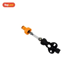 kegland Bladder Connector to Yellow Ball Lock Post black cConnector Kits Wine Bags Barware Tools