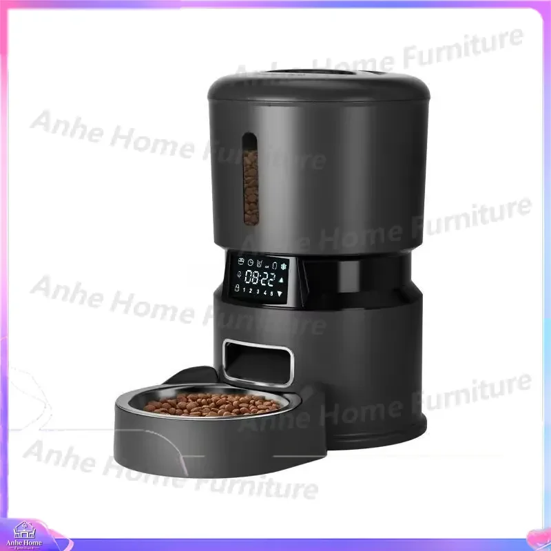 Automatic Cat Dog Feeder 5G WiFi APP Control 4L Large Capacity LCD Display Timed Dry Food Dispenser with Fresh Keeping