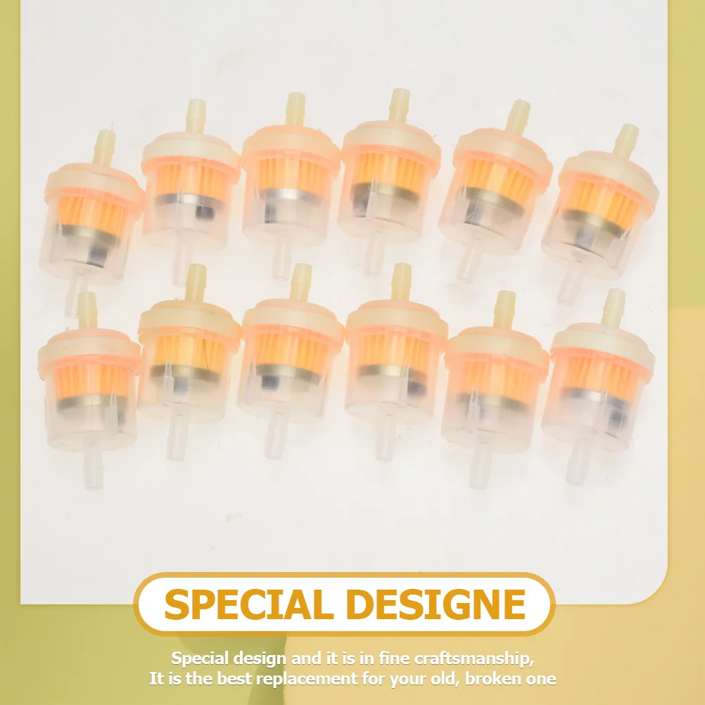 

20Pcs Motorbike Inline Fuel Filter Filter Premium Paper Type Replacement for Motorcycle Oil Tubes and Cups