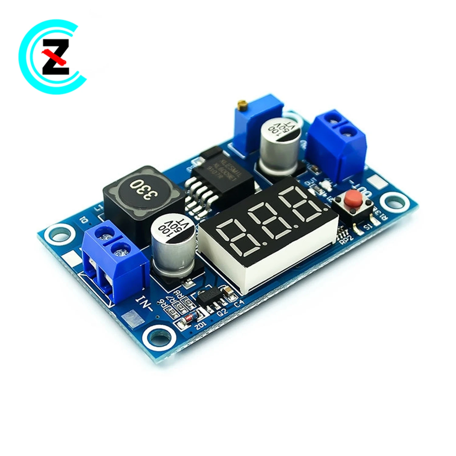 Upgraded XL6009 DC-DC Adjustable booster module 5-32V to 5-40V 4A with digital display