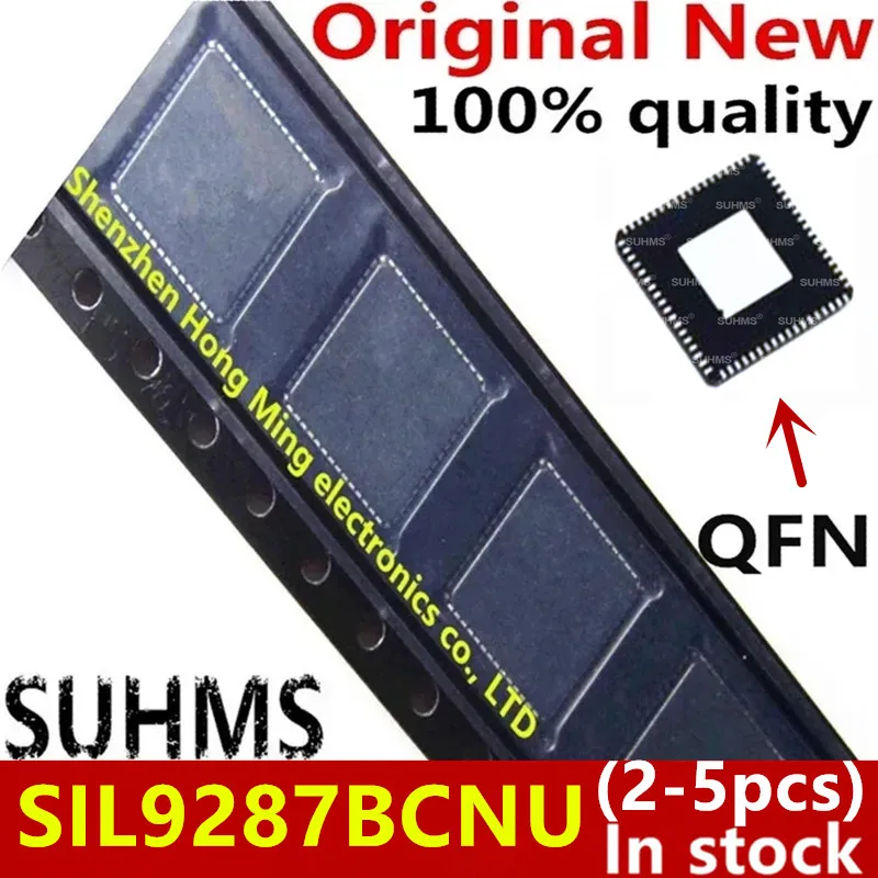 (2-5piece) 100% New SIL9287BCNU SiI9287BCNU SIL9287B SiI9287B SIL9287 SiI9287 Si19287BCNU Si19287B Si19287 QFN-72 Chipset