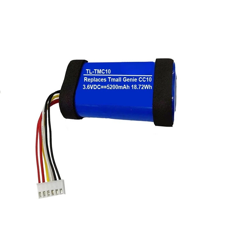 3.6V 5200mAh TL-TMC10 Li-Ion Battery for Tmall Genie CC CC10 CC8 CC7H Smart Speaker Batteries B0697-LF Accessories