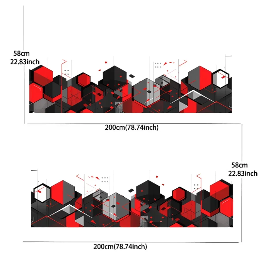ملصق فينيل للسيارة بتراص هندسي ملصق PVC ذاتي اللصق مناسب للشاحنات وديكور الدفع الرباعي وإكسسوارات السيارات هدية