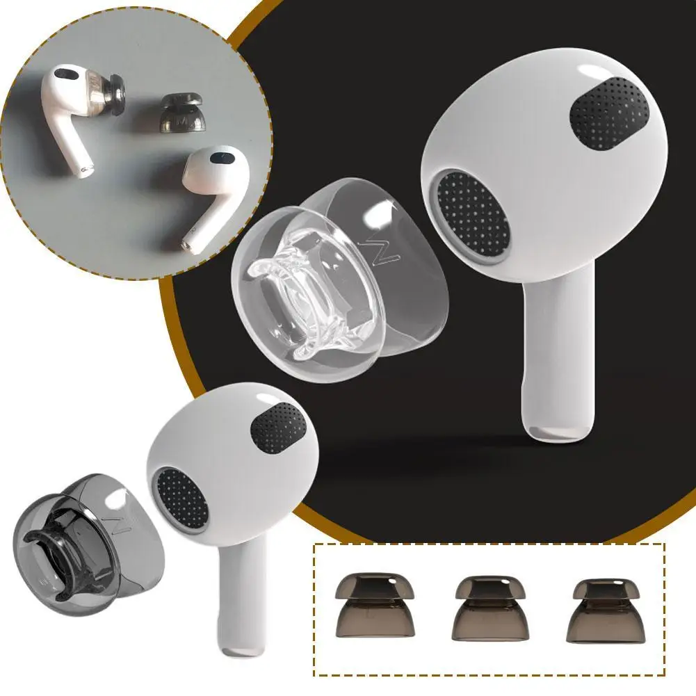 1pc For Apple AirPods4 Earbuds Ear Cap Suction Cups Self Adsorption Non-slip Physical Noise Cancellation Headphone Cover