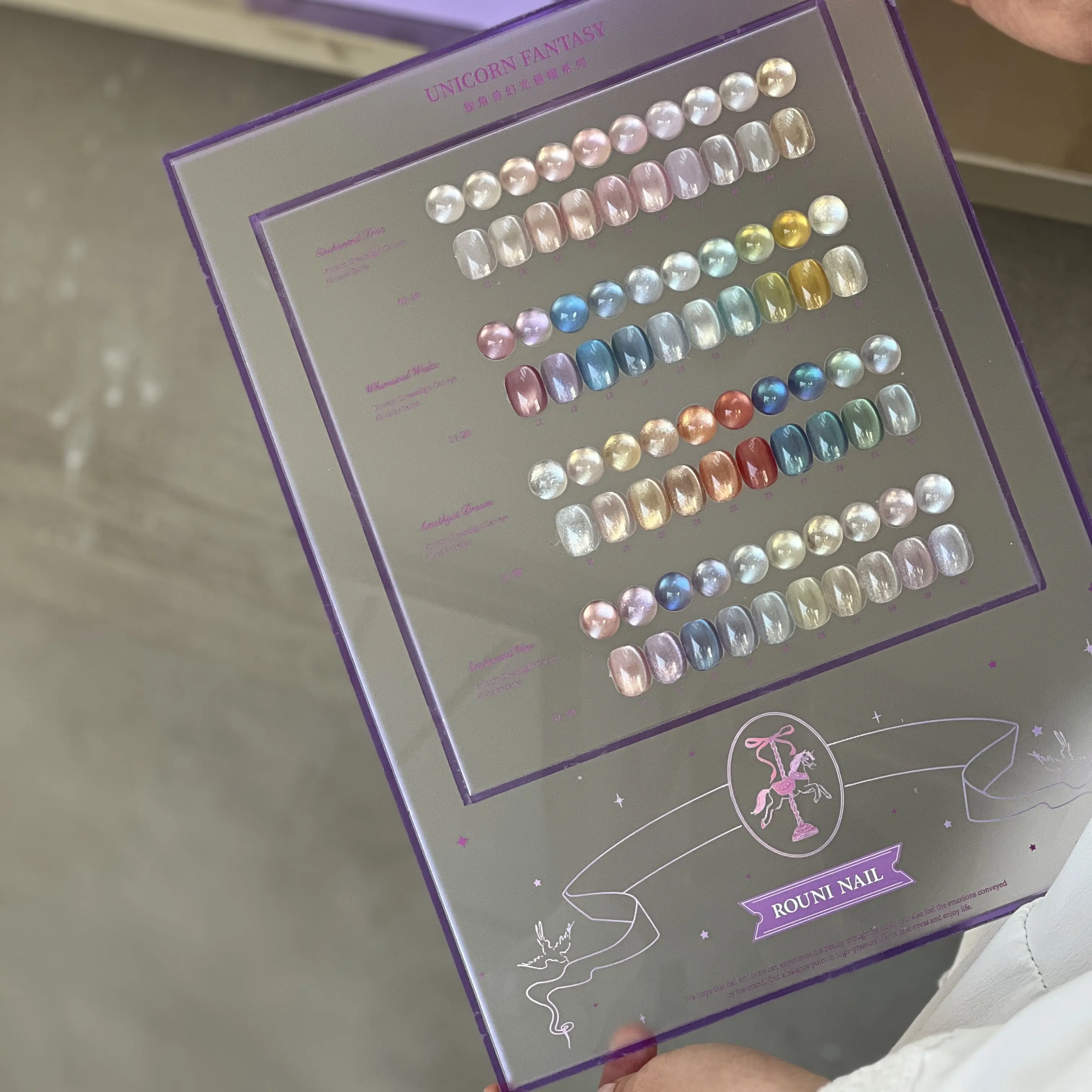 

40 Colors Unicorn Iridescence Cat Eye Gel 15ml Moonlight Vegan UV LED In Stock For Salon