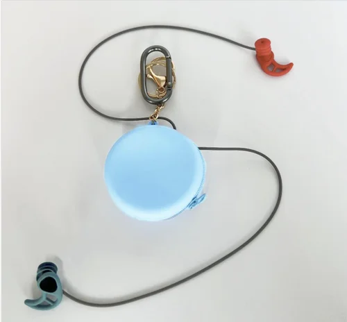 Imagen 1 del producto Tapones de silicona suave para los oídos, impermeables, para buceo, agua, Surf, natación, juego de esnórquel táctil