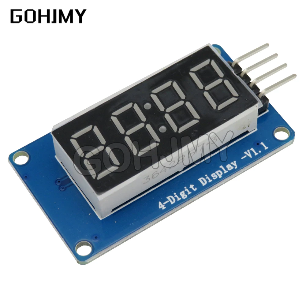 TM1637 LED Display Module 7 Segment 4 Bits 0.36 Inch Clock RED Anode Digital Tube Four Serial Driver Board Pack For Arduino