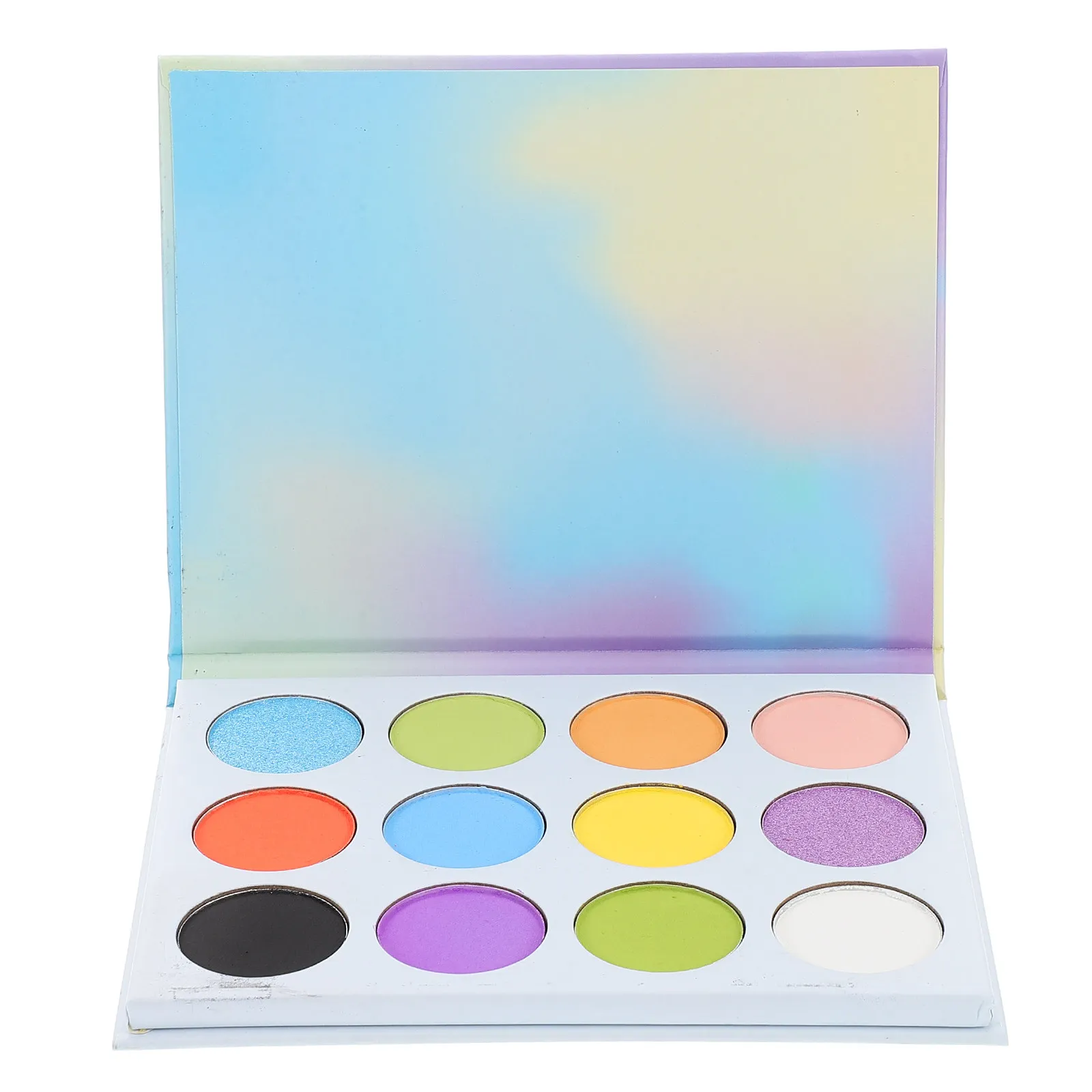 

Glitter Matte Eyeshadow Palette Compact Design Multicolor Gradient Finish Long Wearing for Stage Party Daily Use Women