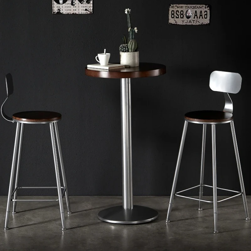 

Wood Metal Bar Chairs Nordic Design Simple Swivel Kitchen Salon Chair Modern Adjustable Bancos Para Barra De Cocina Furniture