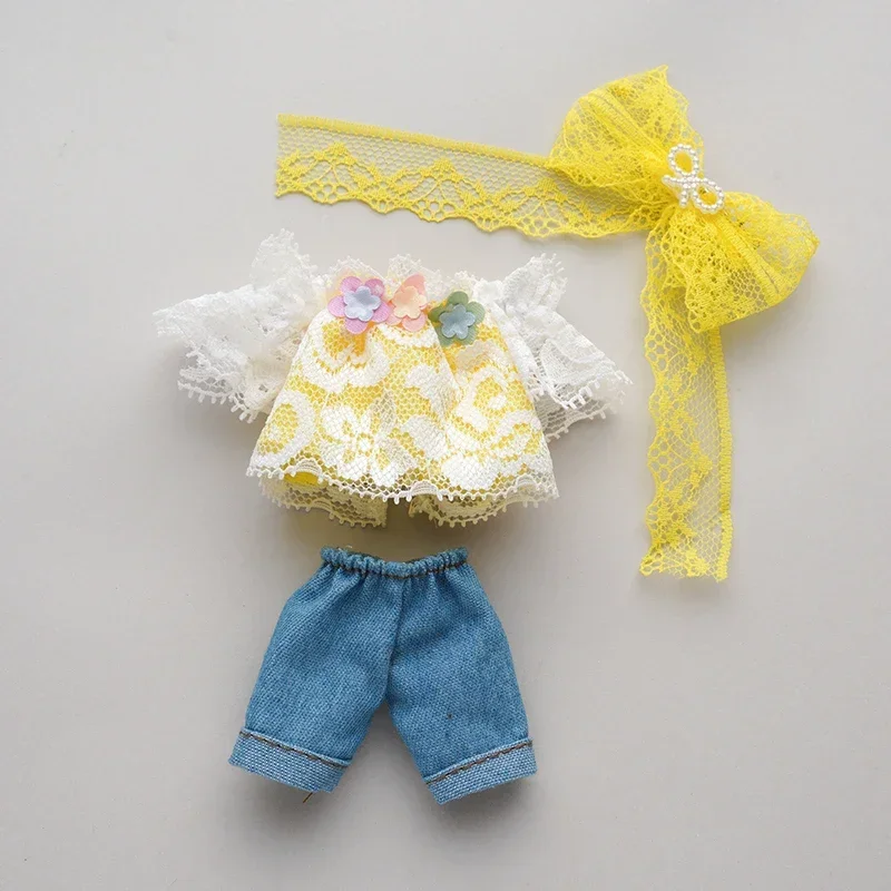 1/8 BJD 16-17cm Plaything Clothes Set Princess Dress Hinged Doll Clothing Children's Toy Accessories