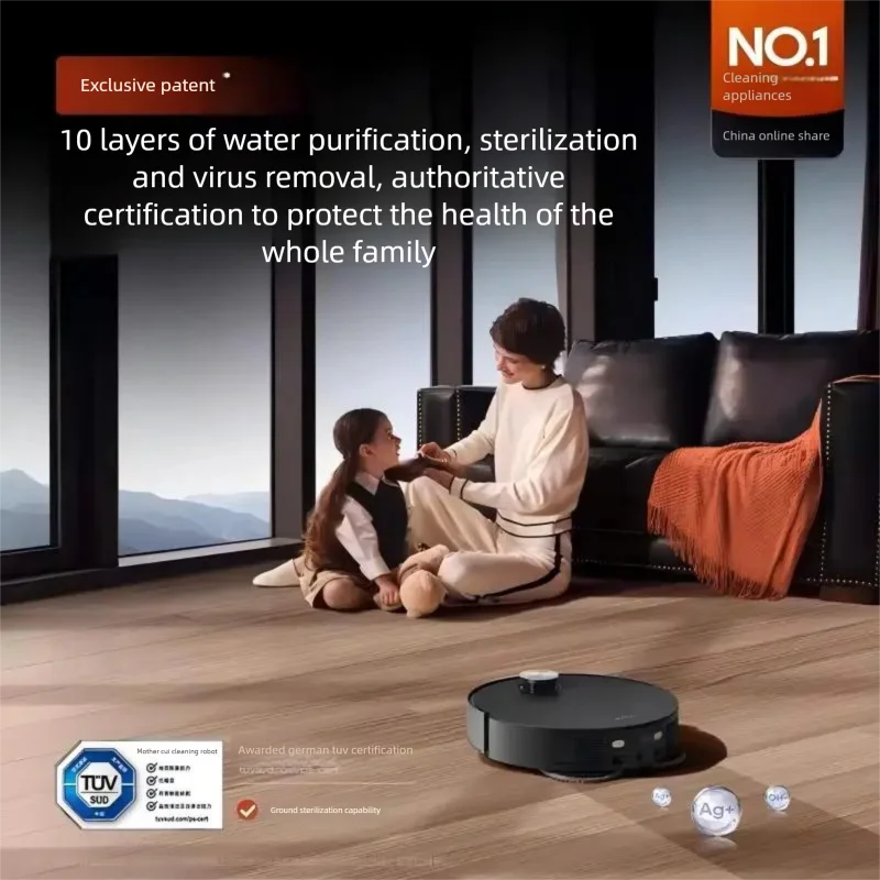 Dreame X50 Ultra Enhanced (globally applicable), Drag, Wash, and Drag Integrated Self Cleaning Vacuum Robot
