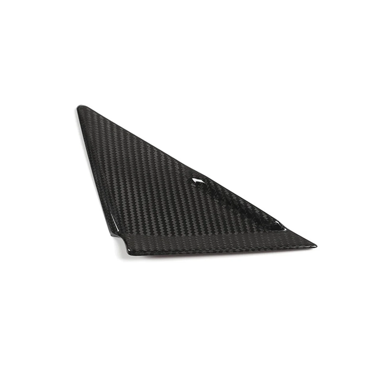 Real Carbon Fiber Car Styling A-Pillar Sticker Front Window Triangle Cover Trim for Nissan GTR R35 2008-2016