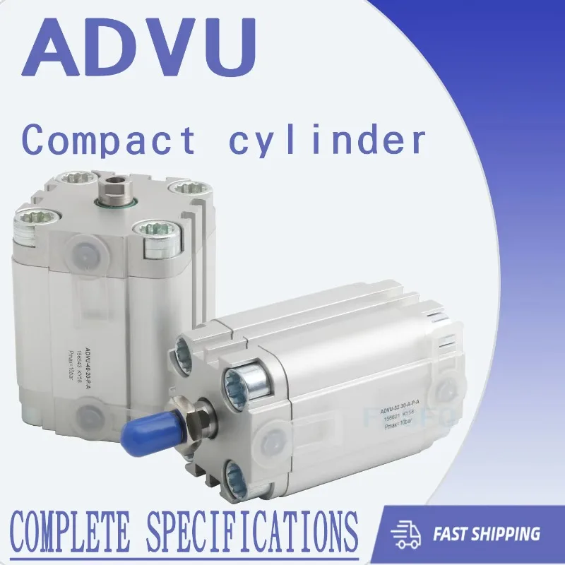 ADVU Series Compact Pneumatic Cylinder ADVU-32-5/10/15/20/25/30/40/50/60/80-P-A ADVU-32-5-A-P-A Brand New