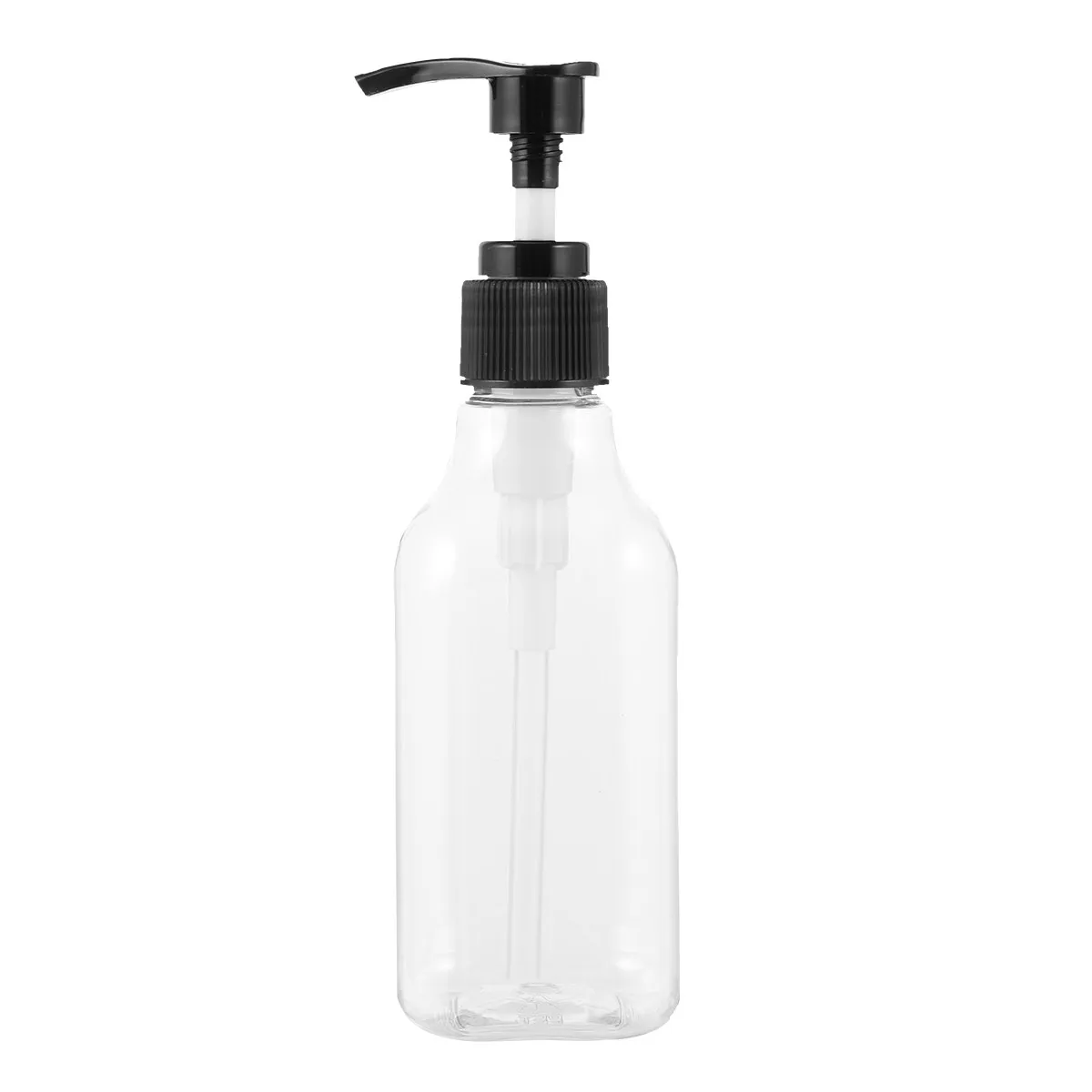 

6Pcs Liquid Dispensing Bottle Safe Material Easy Refill Clean Perfect Travel Office Camping Shampoo Lotion Square